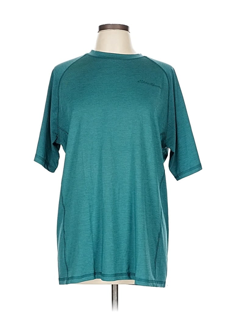 Pre-owned Eddie Bauer Active T-shirt In Blue