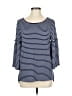 Max Studio Blue 3/4 Sleeve Top Size M - photo 1