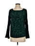 L'Agence Animal Print Green Teal Long Sleeve Blouse Size XS (0) - photo 1