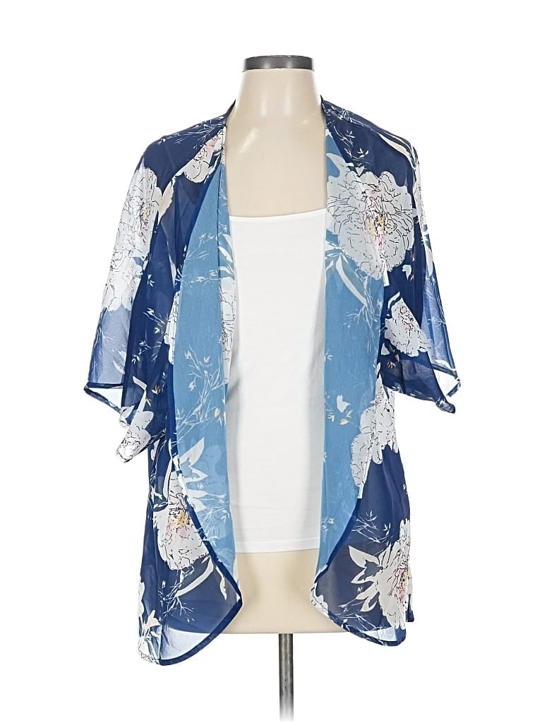 UNBRANDED Pre-owned Kimono In Blue