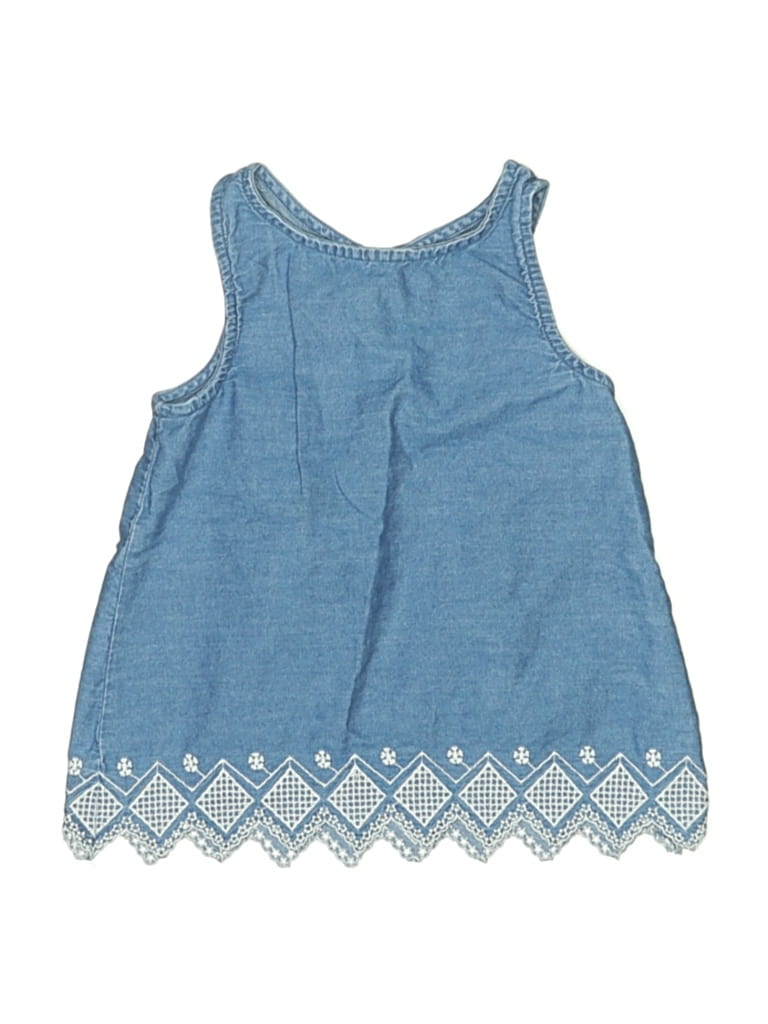 OLD NAVY Pre-owned Kids' Sleeveless Blouse In Blue