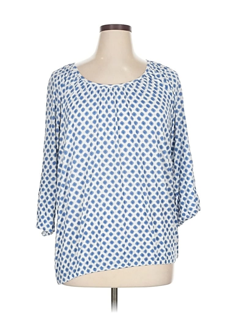MICHAEL MICHAEL KORS Pre-owned 3/4 Sleeve Blouse In Blue