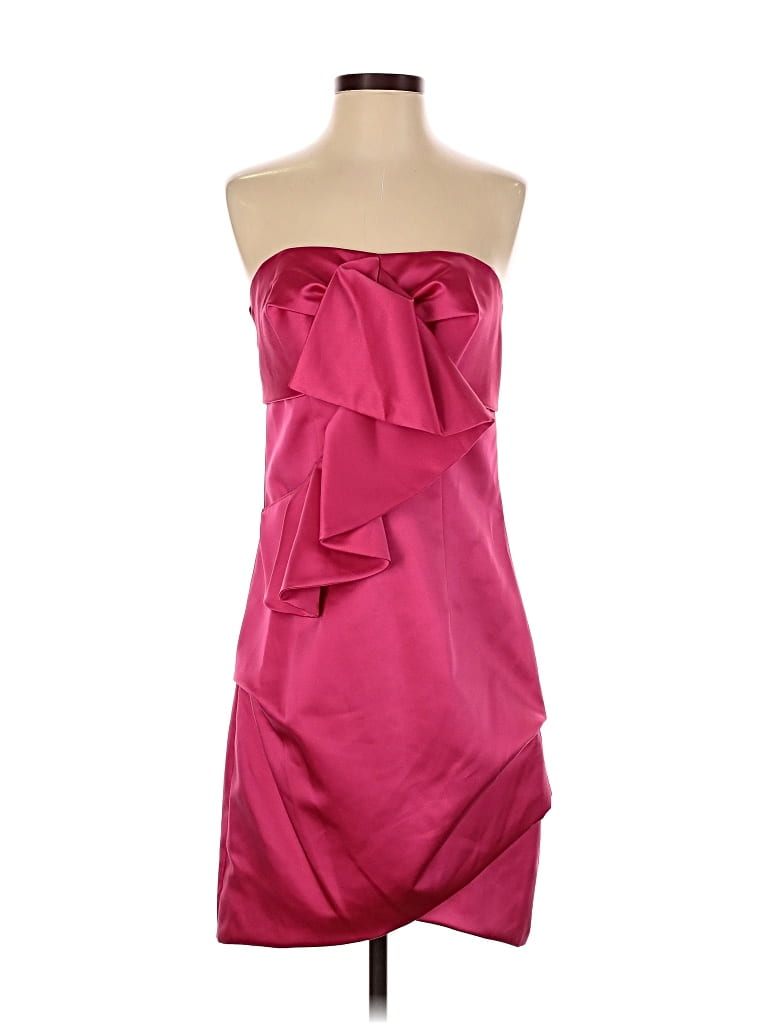 Pre-owned Abs Allen Schwartz Cocktail Dress In Pink
