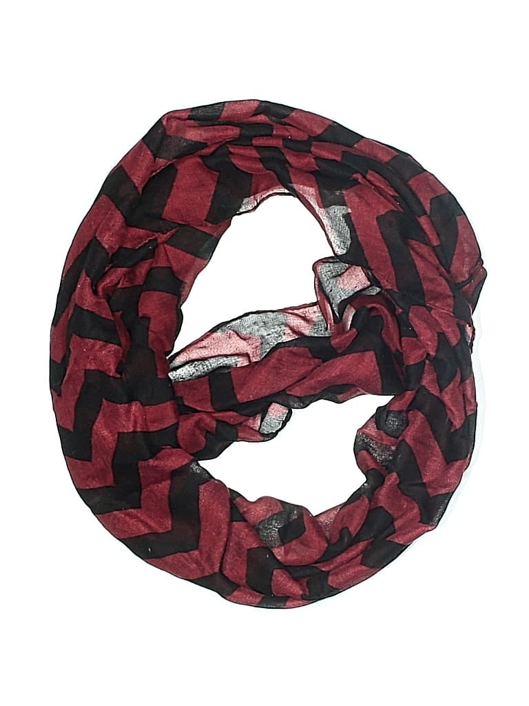 UNBRANDED Pre-owned Scarf In Burgundy