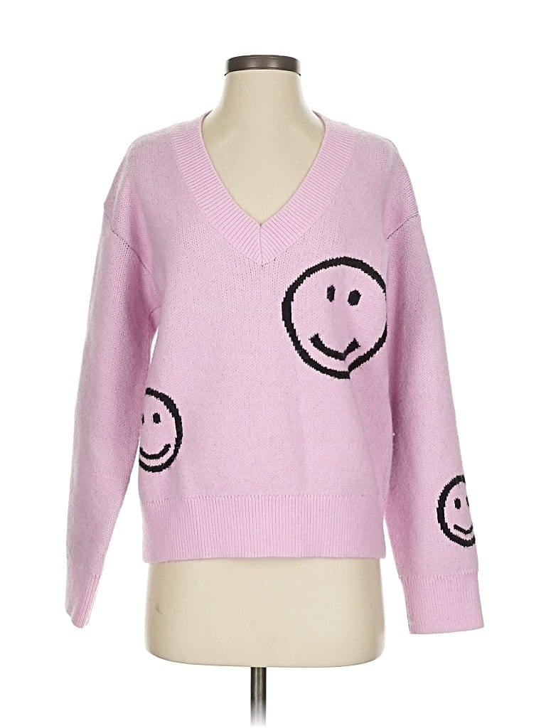 Pre-owned Grey Lab Los Angeles Pullover Sweater In Pink