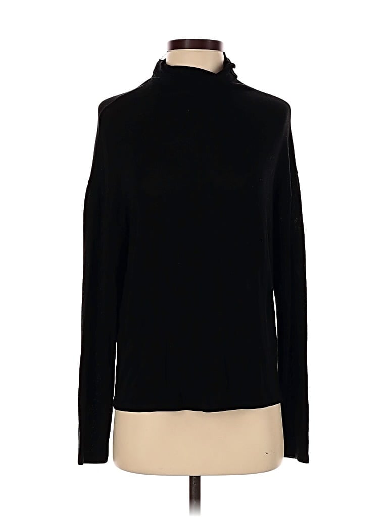 Pre-owned Reformation Jeans Long Sleeve Turtleneck In Black