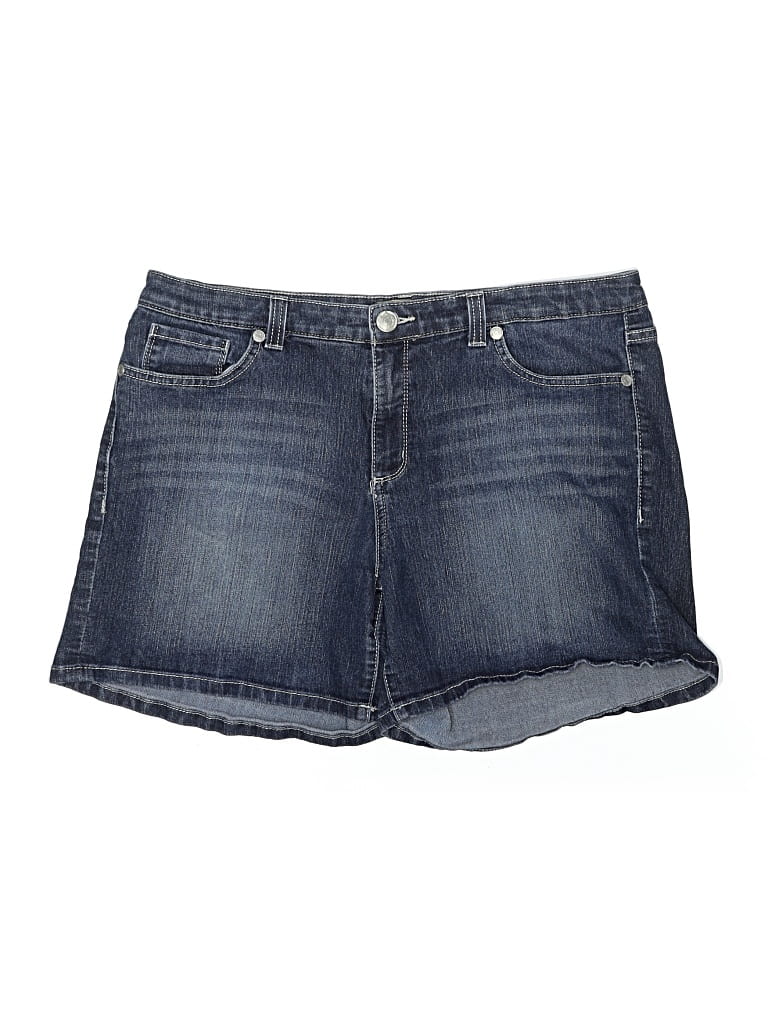 NINE WEST Pre-owned Denim Shorts In Blue