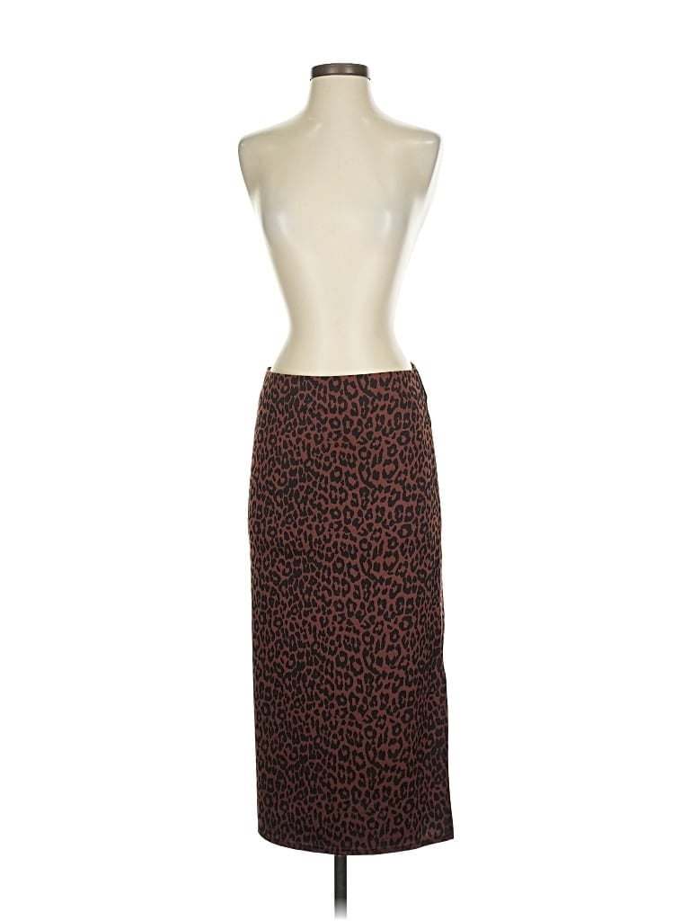 Pre-owned Ann Taylor Loft Cocktail Dress In Brown