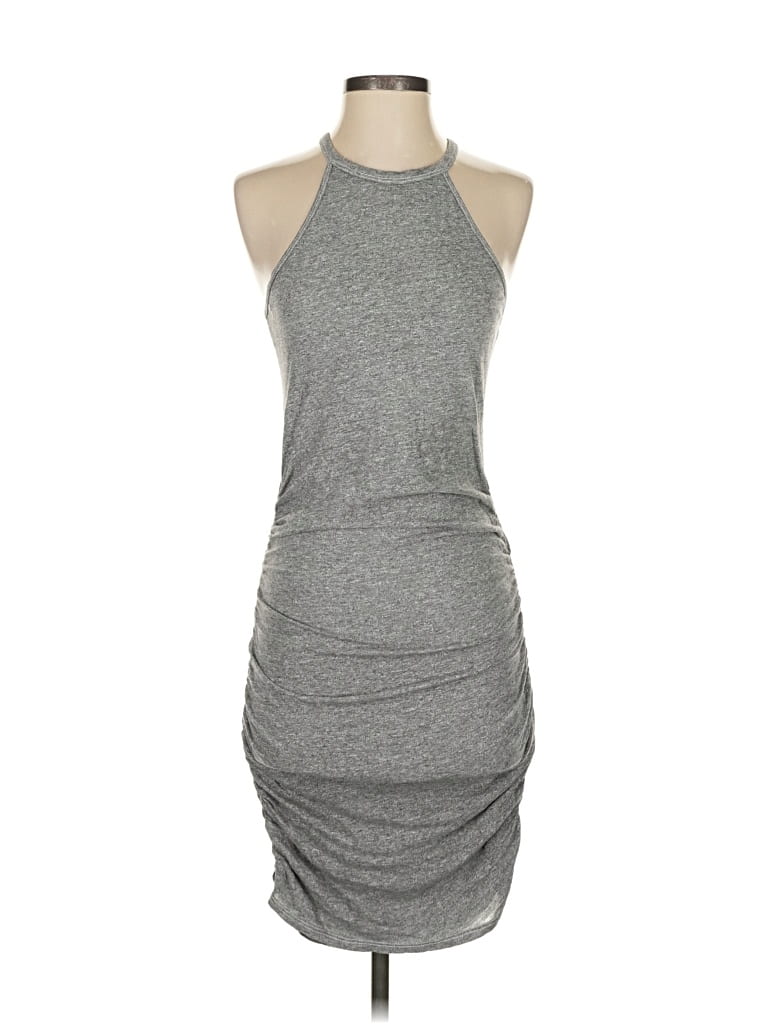 Pre-owned Lanston Casual Dress In Gray
