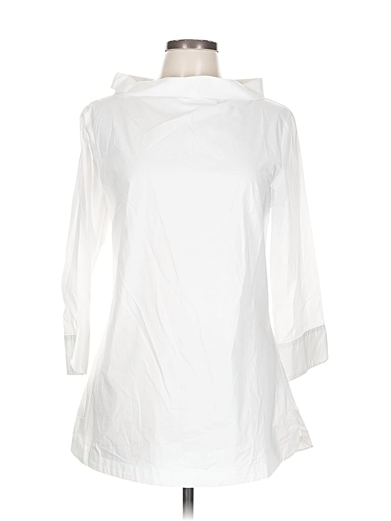 Pre-owned Lauren Gold Casual Dress In White