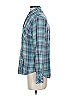 Rails 100% Rayon Plaid Teal Long Sleeve Button-Down Shirt Size S - photo 5