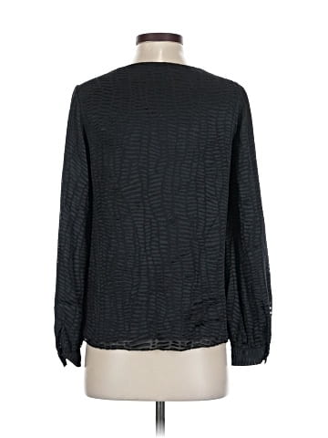Alice & Trixie Long Sleeve Silk Top (view 2)
