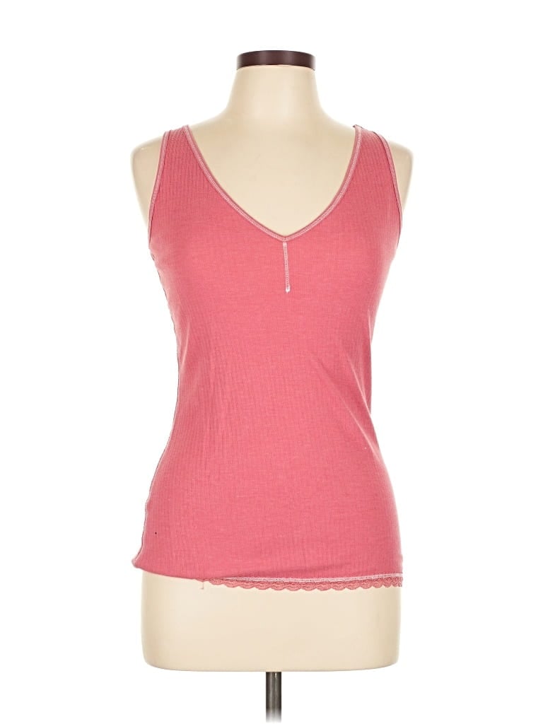 Pre-owned Maurices Tank Top Pink Sweetheart Neckline Tops