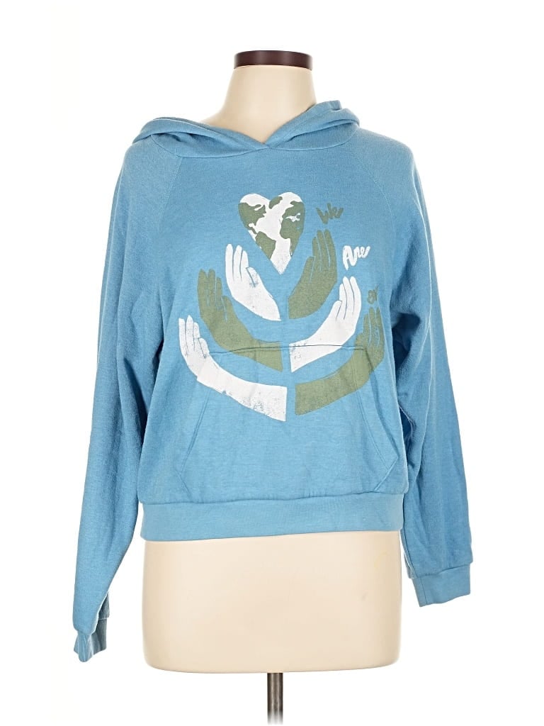 Pre-owned Dazey La Pullover Hoodie In Blue