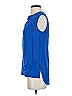 Halston Heritage 100% Silk Blue Sleeveless Silk Top Size XS - photo 5