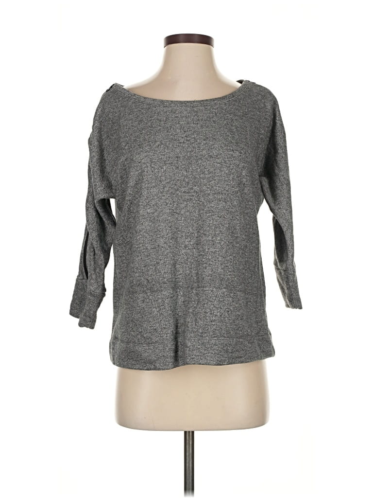 Pre-owned Cynthia Rowley Tjx Pullover Sweater In Gray