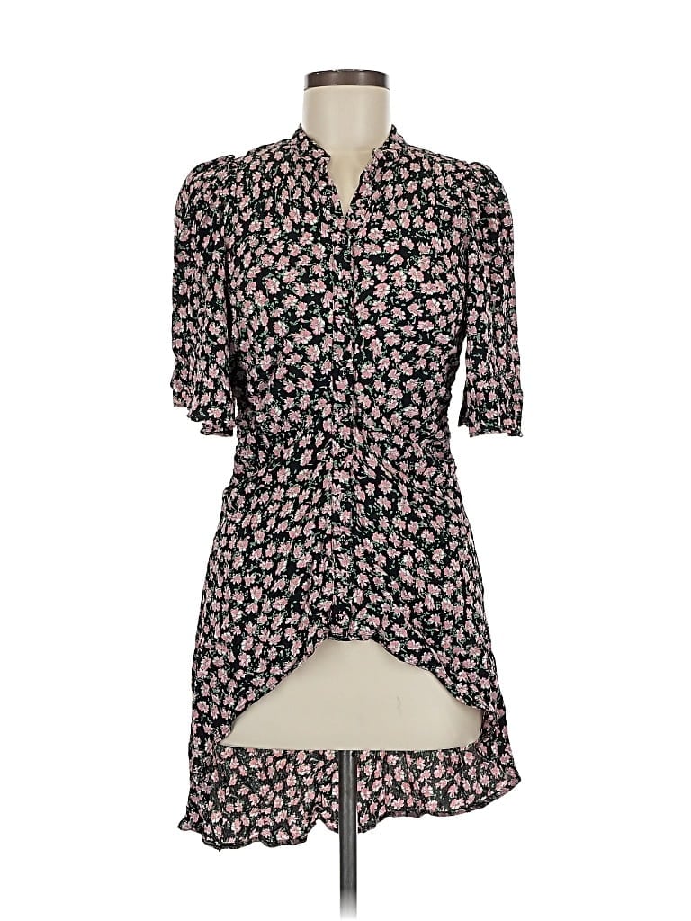 Pre-owned By Timo Short Sleeve Blouse In Black