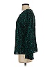 L'Agence Animal Print Green Teal Long Sleeve Blouse Size XS (0) - photo 5
