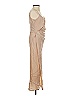 Donna Mizani 100% Polyester Tan Cocktail Dress Size S - photo 4