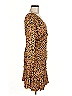 Nicholas 100% Polyester Animal Print Brown Cocktail Dress Size 6 - photo 4