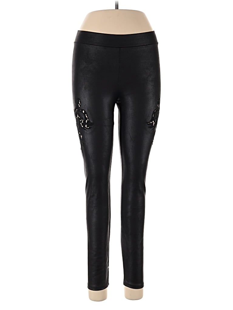 Pre-owned Bebe Active Pants In Black