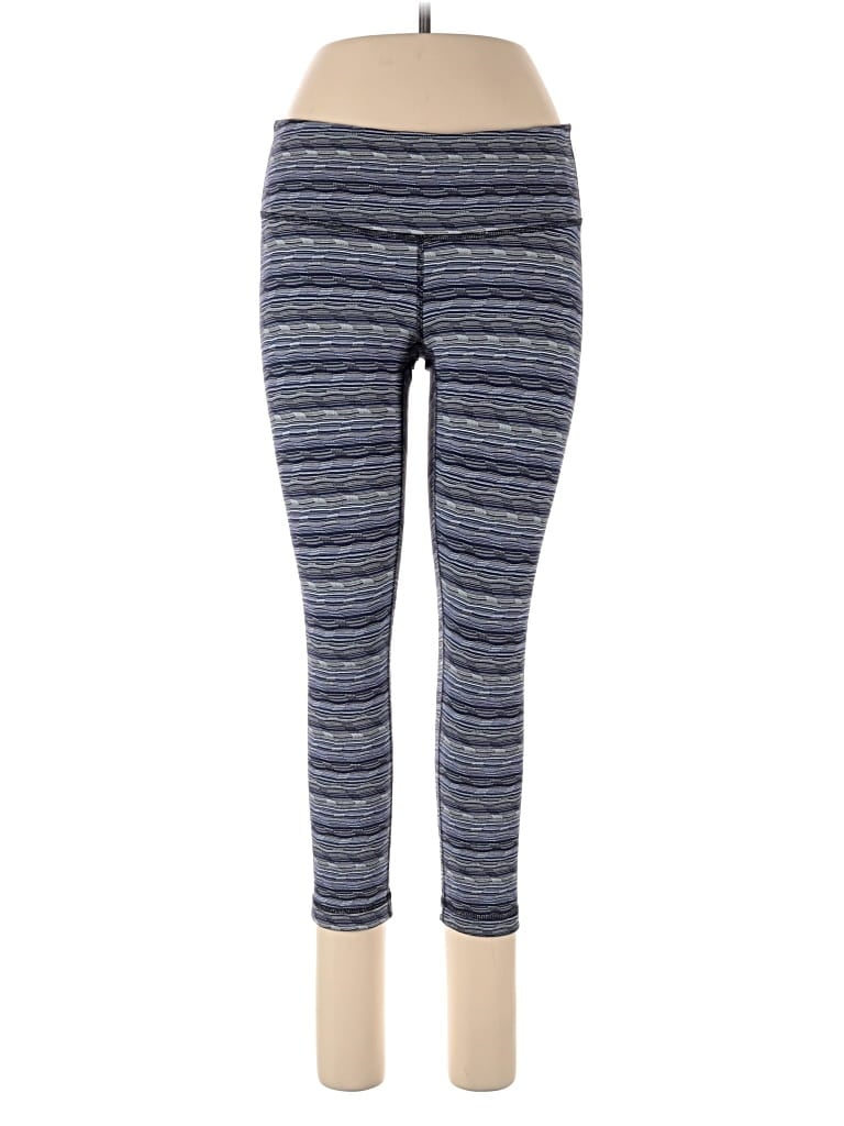 Pre-owned Lululemon Athletica Leggings In Blue