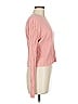 Threadbare Pink Burgundy Long Sleeve Top Size 8 - photo 4