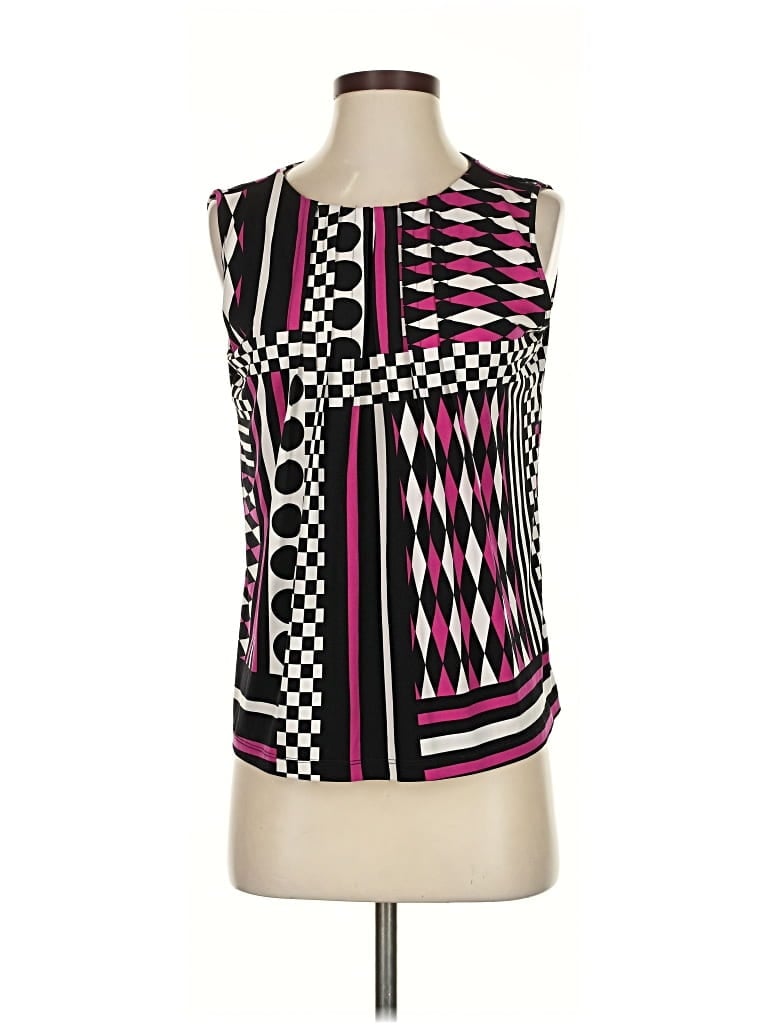 Pre-owned Calvin Klein Sleeveless Blouse In Pink