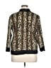Alberto Makali 100% Polyester Animal Print Brown Gold 3/4 Sleeve Blouse Size XL - photo 2