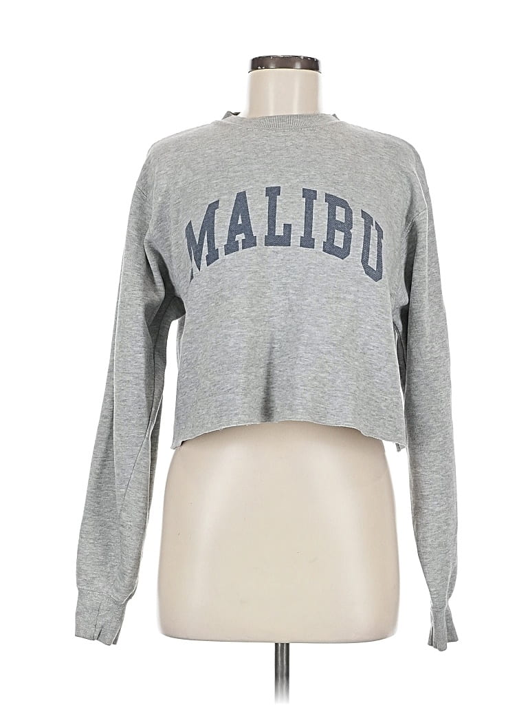 Pre-owned John Galt Pullover Sweater In Gray