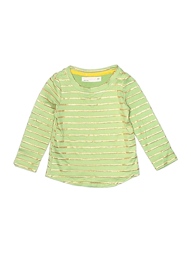 Pre-owned Young Hearts Kids' 3/4 Sleeve T-shirt In Green