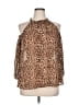 Zenobia 100% Polyester Brown Sleeveless Blouse Size XL - photo 1