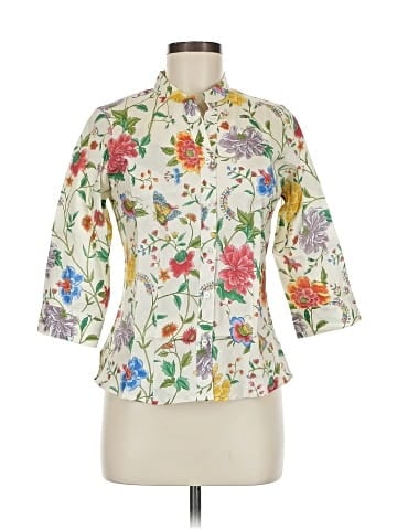 Jim Thompson 3/4 Sleeve Blouse (view 1)