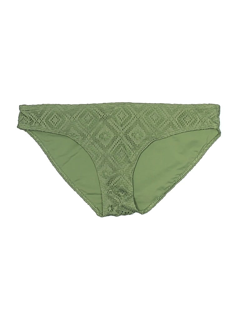 Pre-owned Aerie Swimsuit Bottoms In Green