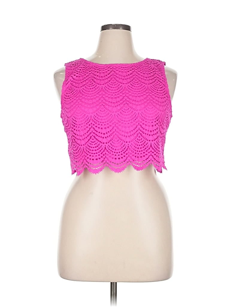 Pre-owned Lilly Pulitzer Sleeveless Blouse In Pink