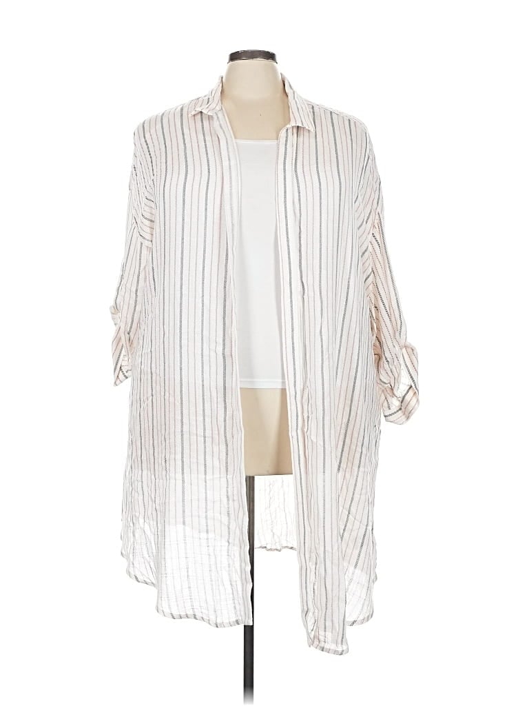 Pre-owned Torrid Kimono In White