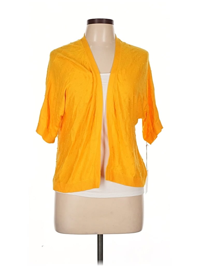 A New Day Cardigan Sweater In Yellow