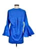 Harshman 100% Cotton Blue 3/4 Sleeve Blouse Size XS - photo 2
