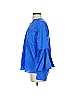 Harshman 100% Cotton Blue 3/4 Sleeve Blouse Size XS - photo 5