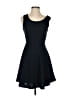 Le Lis Solid Black Blue Casual Dress Size S - photo 1