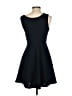 Le Lis Solid Black Blue Casual Dress Size S - photo 2