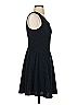 Le Lis Solid Black Blue Casual Dress Size S - photo 4