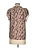 Sugarlips 100% Polyester Brown Short Sleeve Blouse Size XS - photo 2