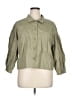 Habitual Green 3/4 Sleeve Button-Down Shirt Size XL (4) - photo 1