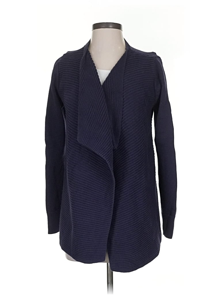 Pre-owned Gap Body Outlet Cardigan Sweater In Blue