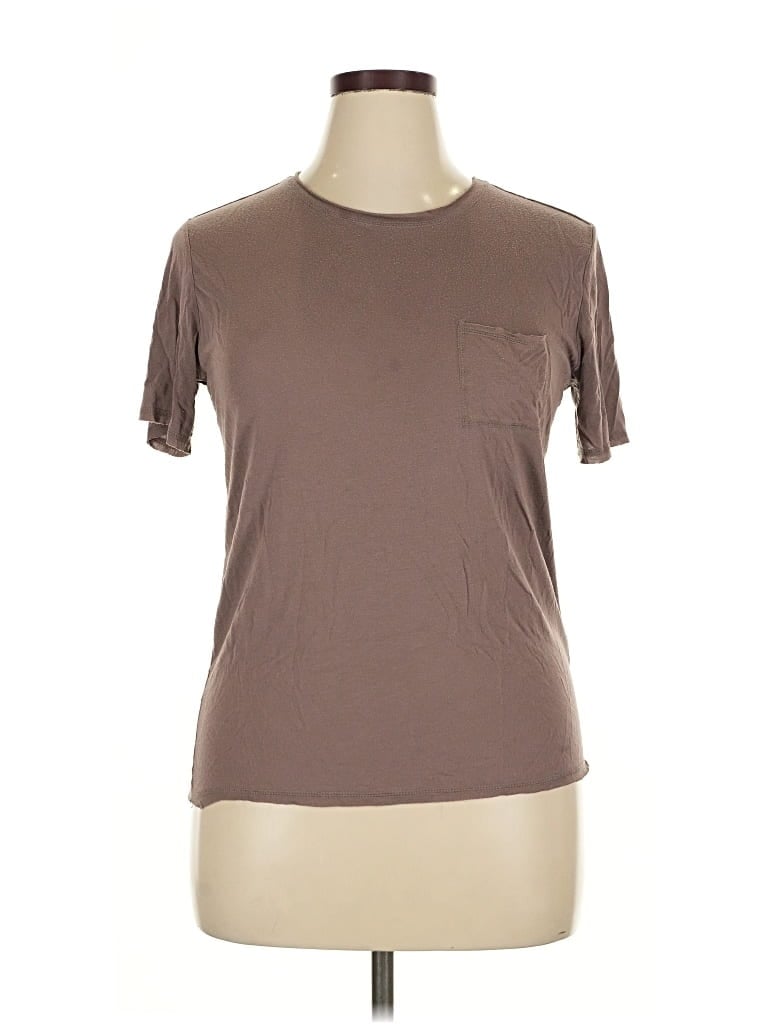 RVCA Pre-owned Short Sleeve T-shirt In Brown
