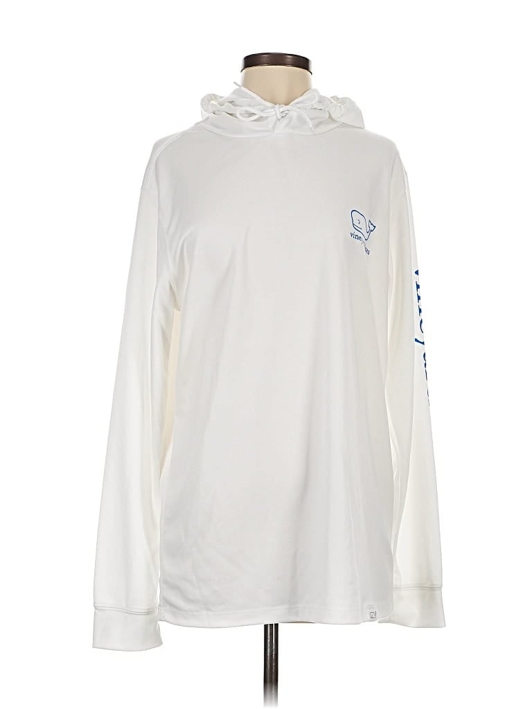 Pre-owned Vineyard Vines Performance Long Sleeve T-shirt In White