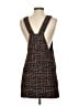 Amanda Uprichard 100% Polyester Tweed Black Casual Dress Size P (petite) - photo 2