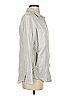 Weekend 100% Cotton Gray Long Sleeve Button-Down Shirt Size S - photo 4