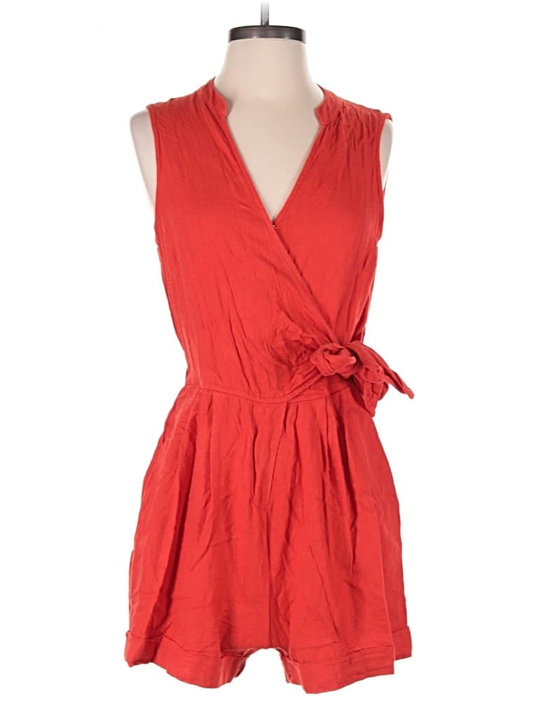 Pre-owned A New Day Romper In Red